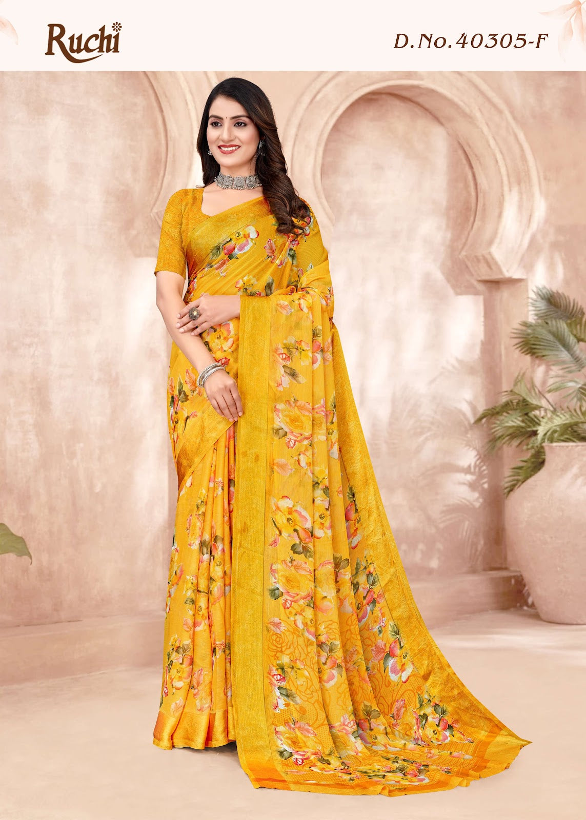 Cherry Vol 47 Ruchi Chiffon Sarees Wholesale Price