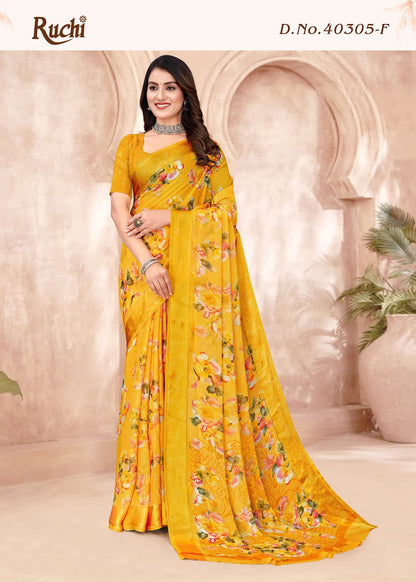 Cherry Vol 47 Ruchi Chiffon Sarees Wholesale Price