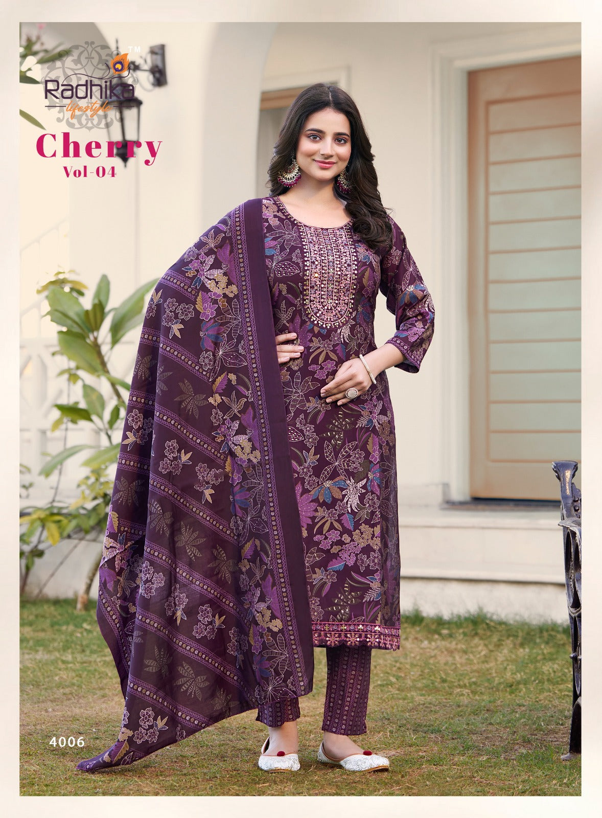 Cherry Vol 4 Radhika Lifestyle Modal Readymade Pant Style Suits Manufacturer Ahmedabad