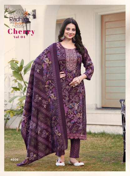 Cherry Vol 4 Radhika Lifestyle Modal Readymade Pant Style Suits Manufacturer Ahmedabad