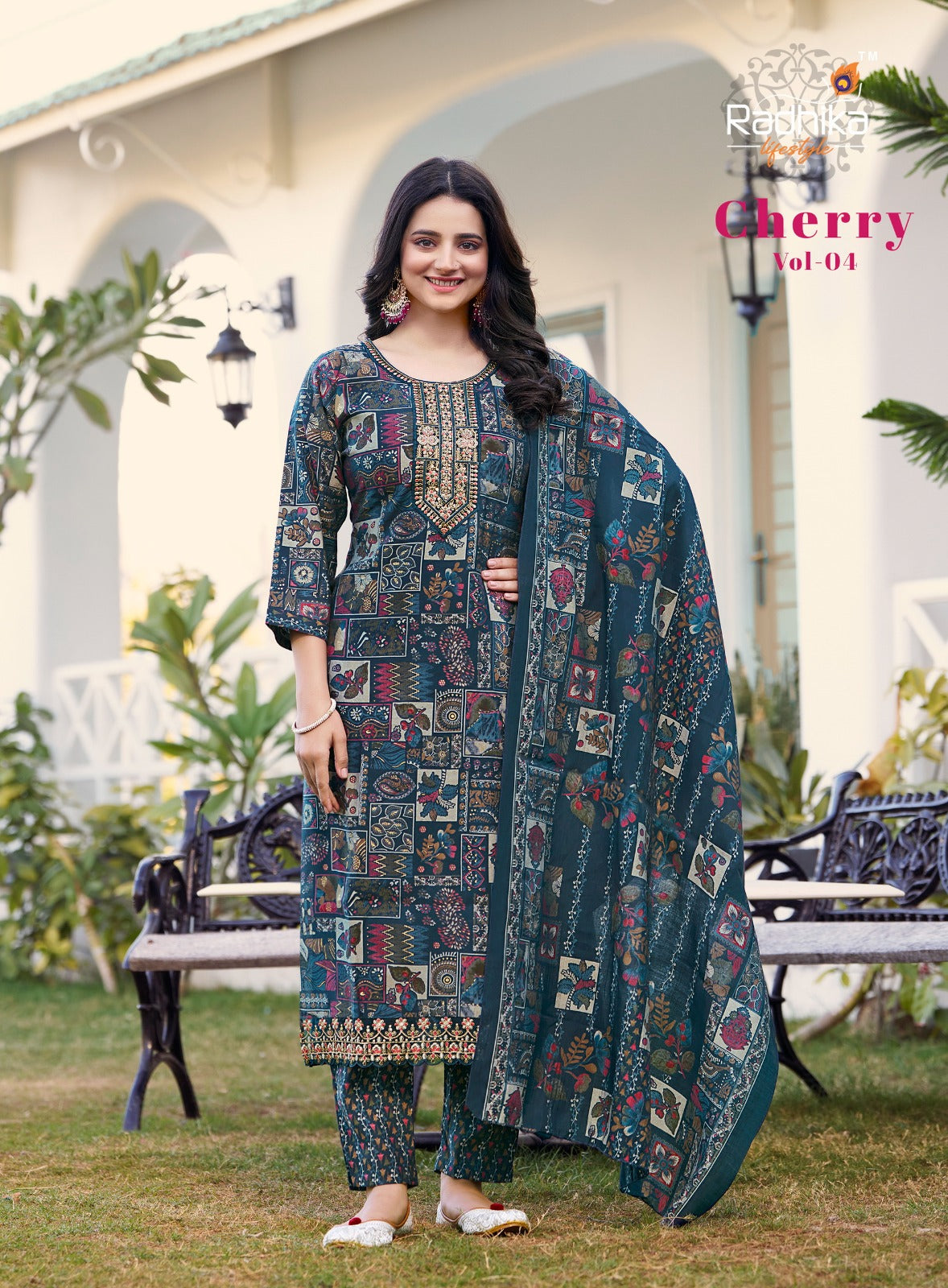 Cherry Vol 4 Radhika Lifestyle Modal Readymade Pant Style Suits Manufacturer Ahmedabad