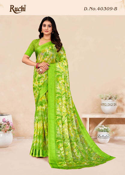 Cherry Vol 51 Ruchi Chiffon Sarees Wholesale