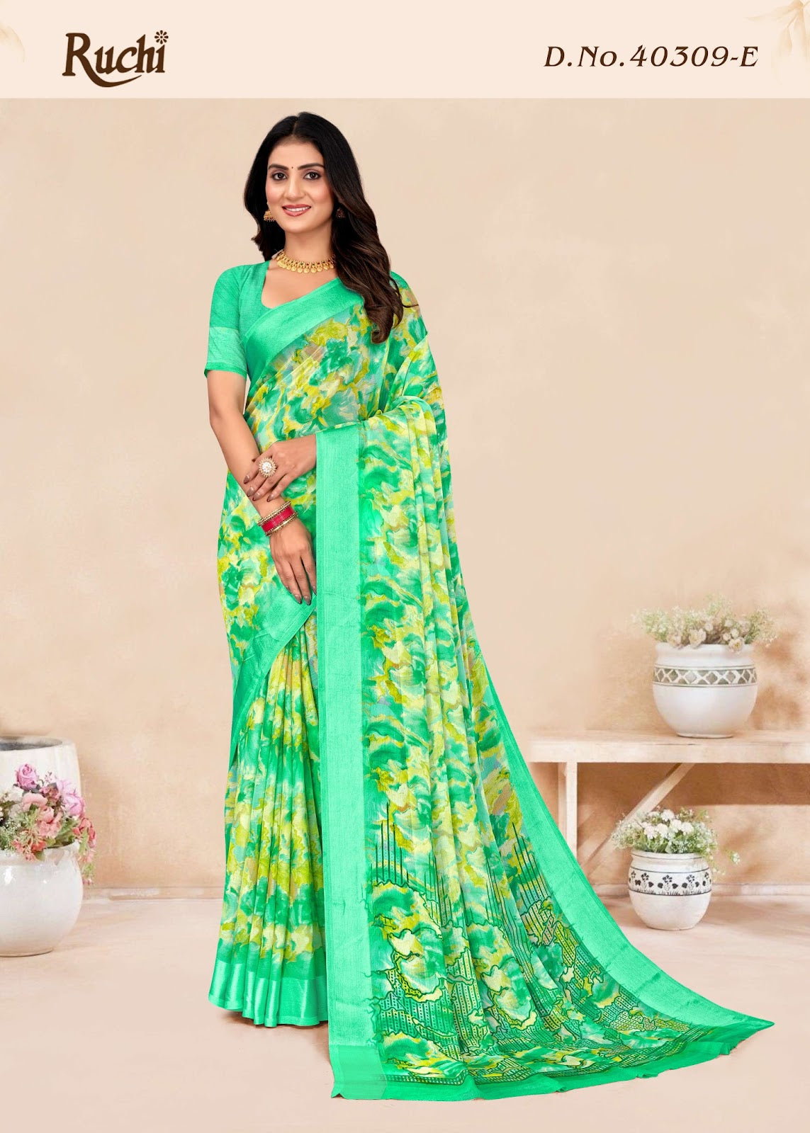 Cherry Vol 51 Ruchi Chiffon Sarees Wholesale