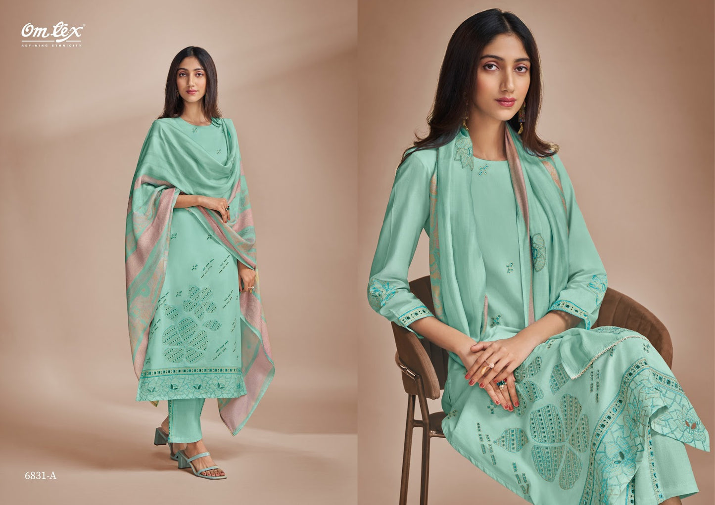 Cherrysha Omtex Lawn Cotton Pant Style Suits Wholesale Price