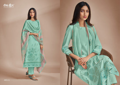 Cherrysha Omtex Lawn Cotton Pant Style Suits Wholesale Price