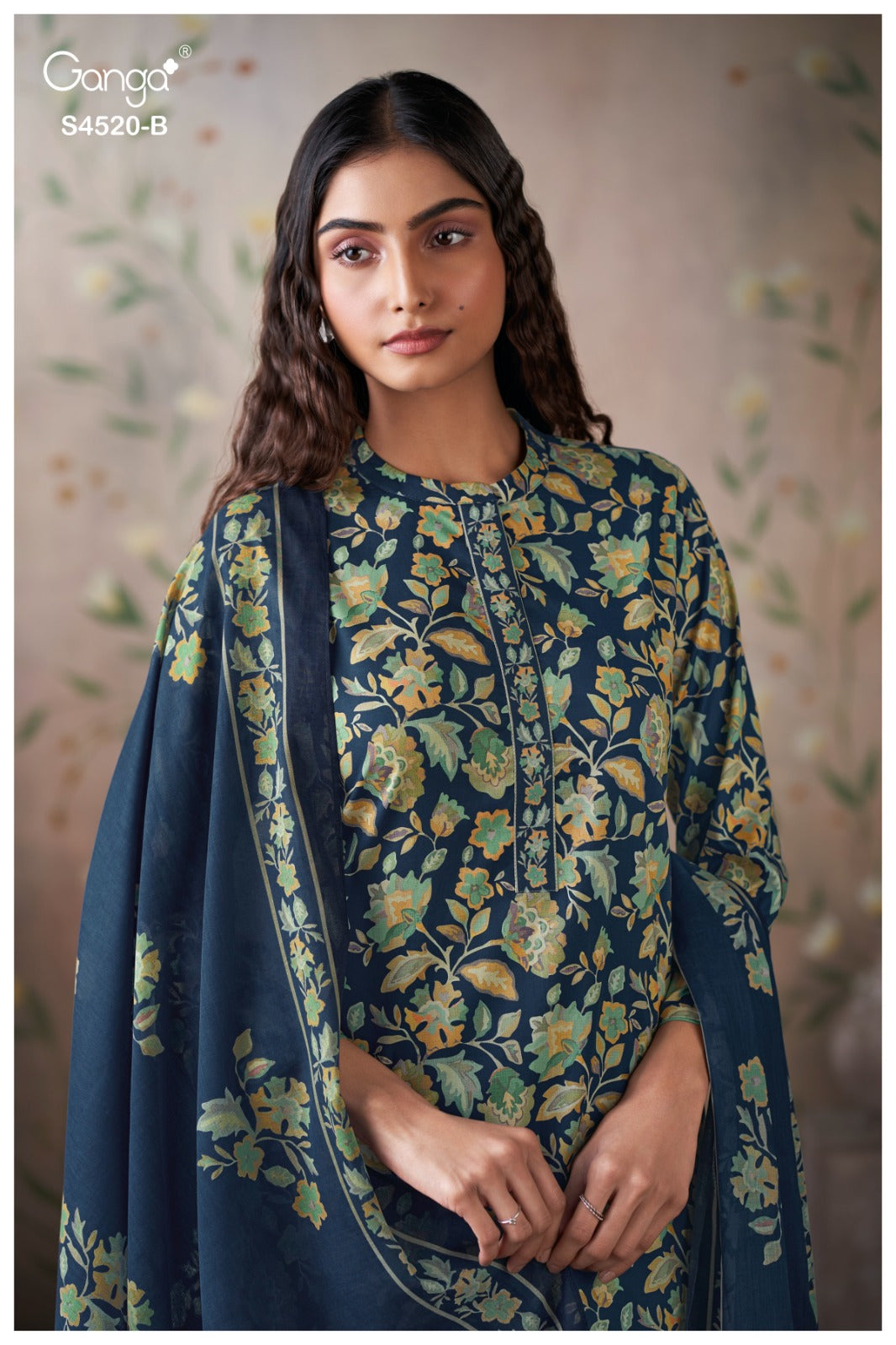 Chesira S4520 Ganga Cotton Plazzo Style Suits Exporter India