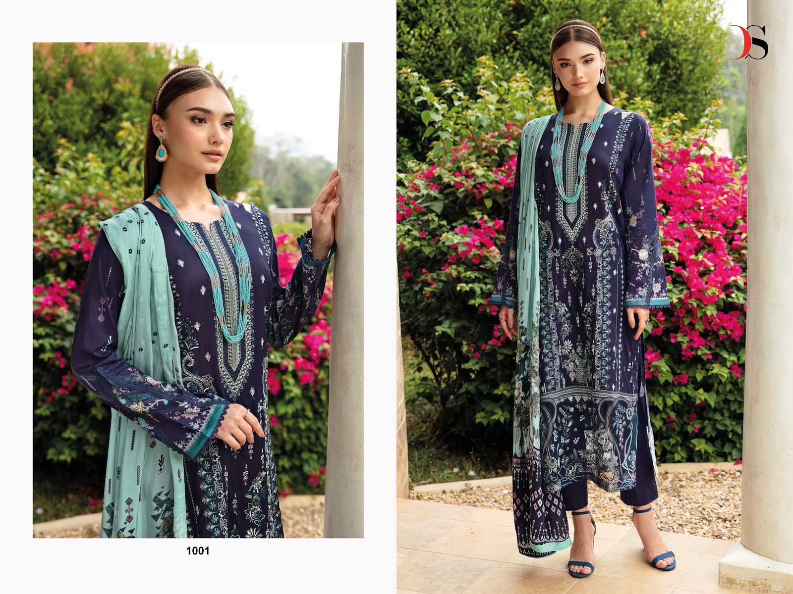 Cheveron 14 Deepsy Cotton Pakistani Patch Work Suits Supplier Gujarat