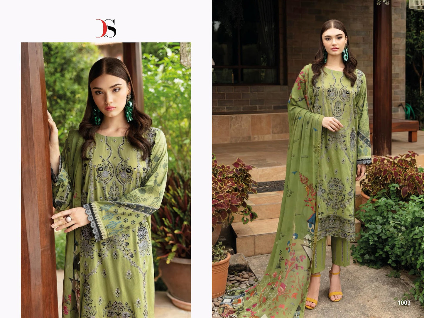 Cheveron 14 Deepsy Cotton Pakistani Patch Work Suits Supplier Gujarat