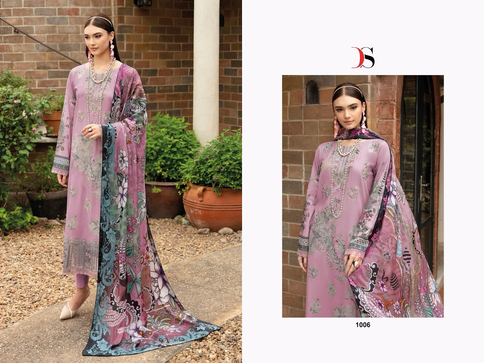 Cheveron 14 Deepsy Cotton Pakistani Patch Work Suits Supplier Gujarat