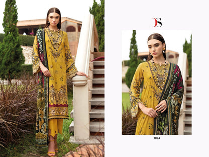 Cheveron 14 Deepsy Cotton Pakistani Patch Work Suits Supplier Gujarat