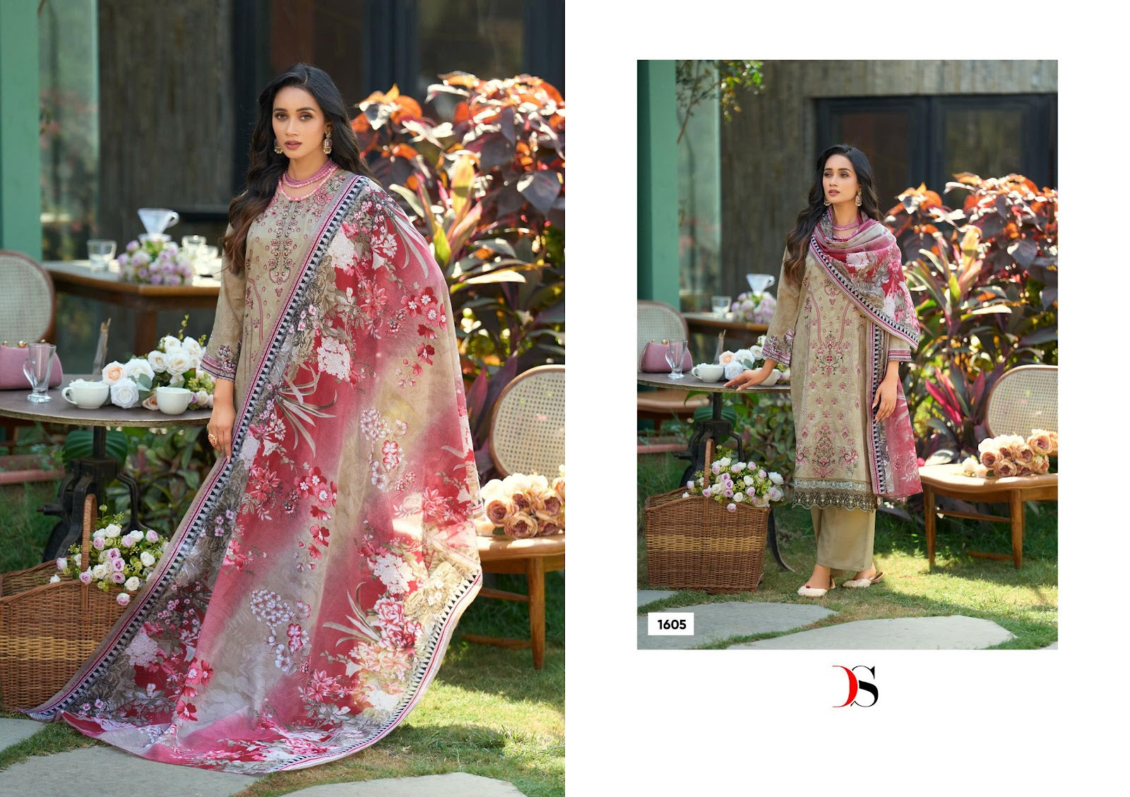 Chevron 16 Deepsy Cotton Pakistani Patch Work Suits Supplier Ahmedabad