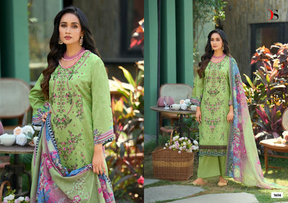 Chevron 16 Deepsy Cotton Pakistani Patch Work Suits Supplier Ahmedabad