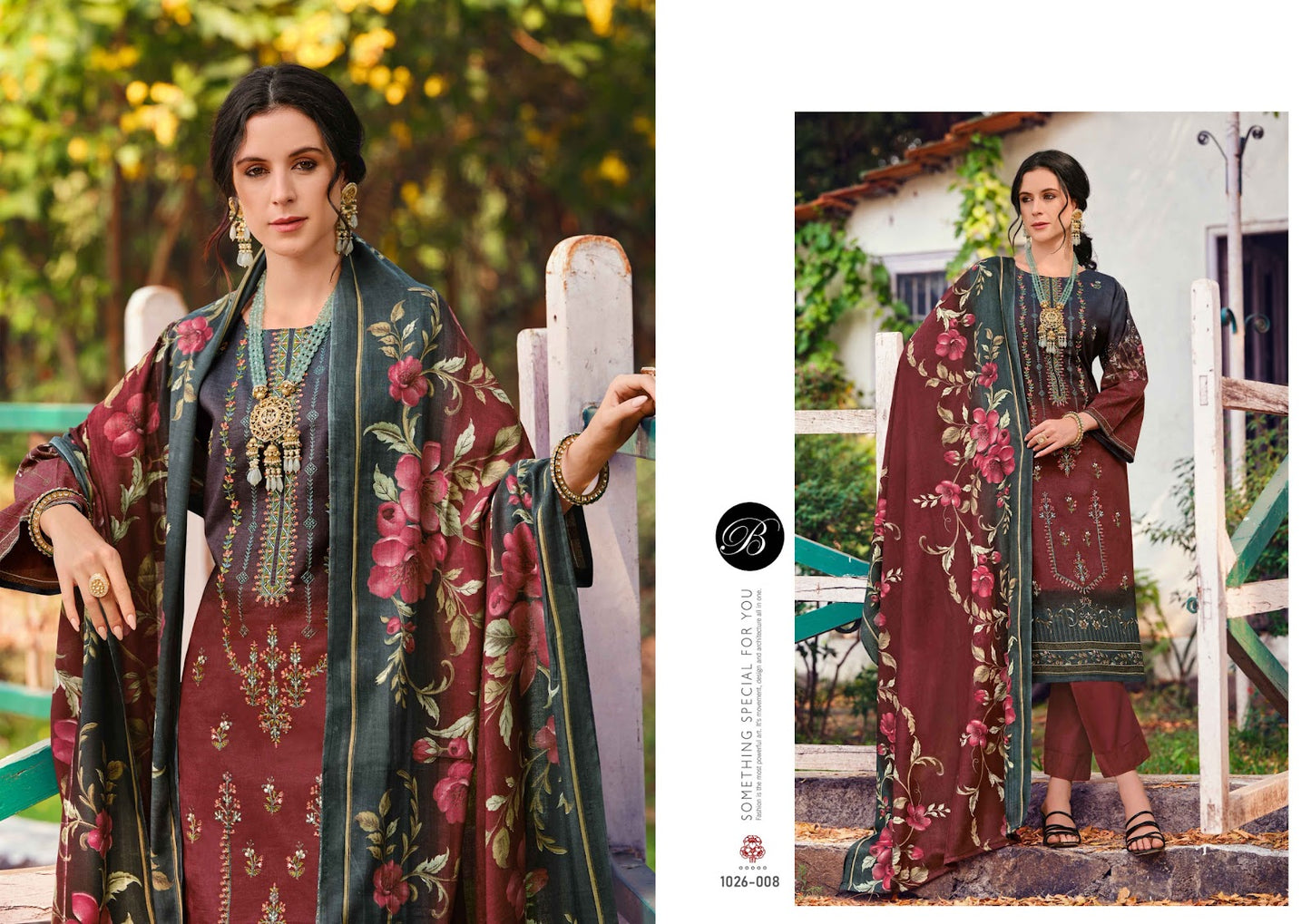 Chevron Belliza Designer Studio Cotton Karachi Salwar Suits Exporter