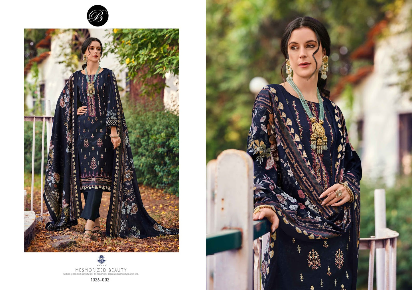 Chevron Belliza Designer Studio Cotton Karachi Salwar Suits Exporter