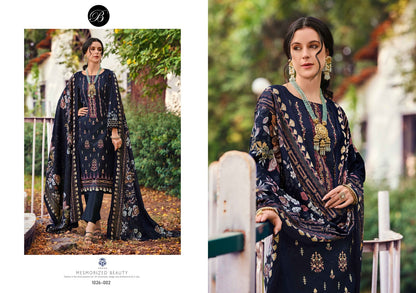 Chevron Belliza Designer Studio Cotton Karachi Salwar Suits Exporter