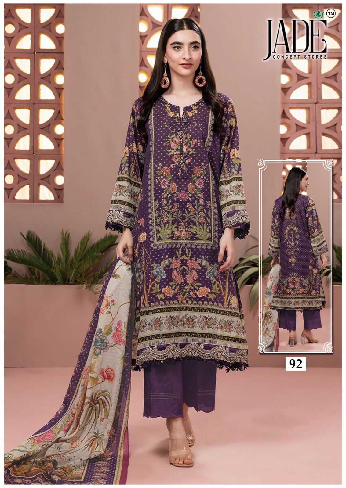 Chevron Vol 10 Exclusive Heavy Cotton Jade Karachi Readymade Suits Exporter