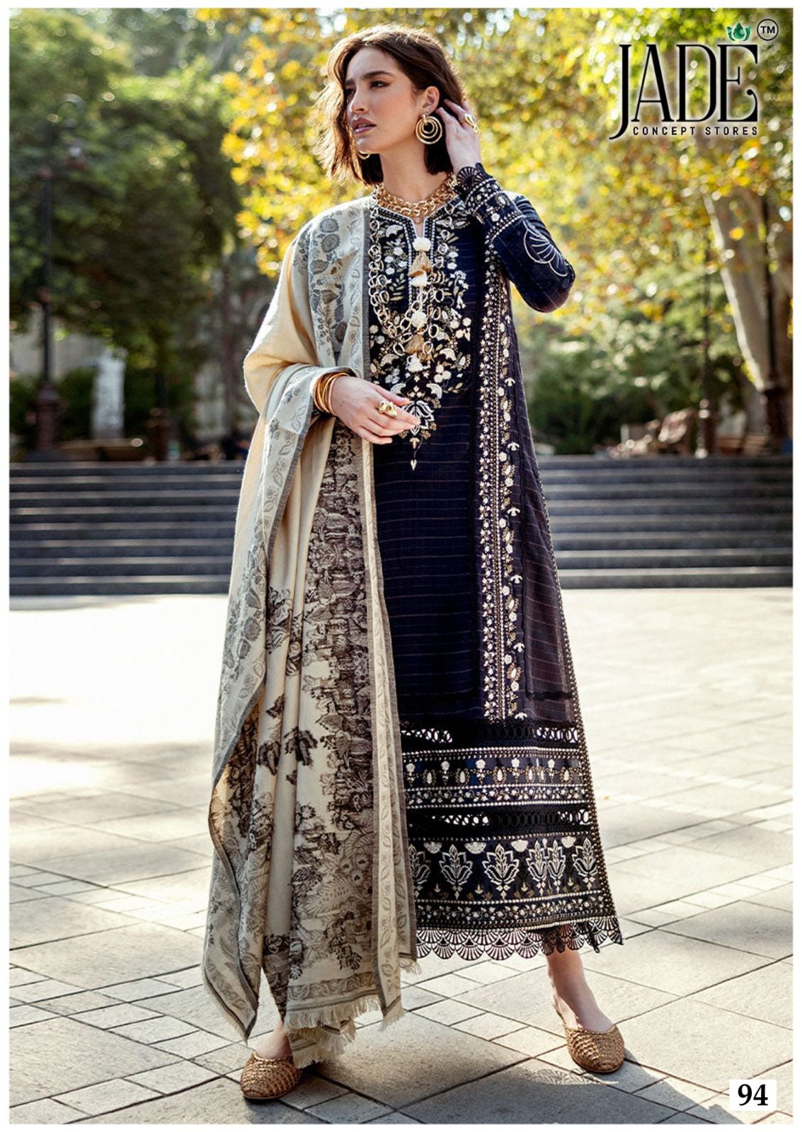 Chevron Vol 10 Exclusive Heavy Cotton Jade Lawn Karachi Salwar Suits Wholesale Price