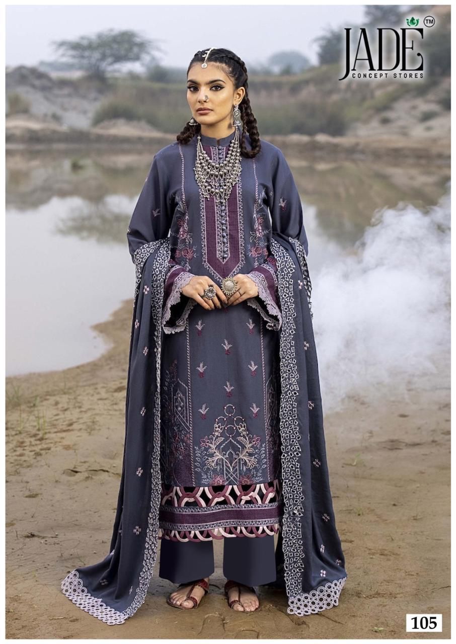 Chevron Vol 11 Exclusive Heavy Cotton Jade Karachi Salwar Suits Supplier India