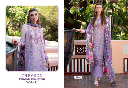 Chevron Vol 11 Premium Collection Shree Fabs Cotton Pakistani Patch Work Suits Wholesale Price