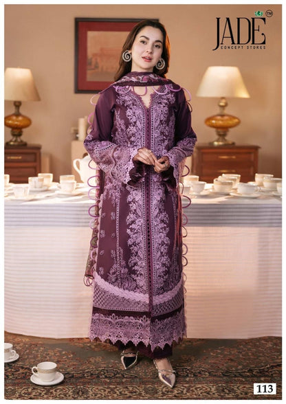 Chevron Vol 12 Exclusive Heavy Cotton Jade Karachi Salwar Suits Wholesale Price