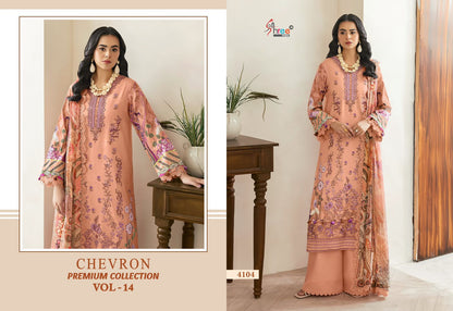 Chevron Vol 14 Premium Collection Shree Fabs Cotton Pakistani Patch Work Suits Exporter