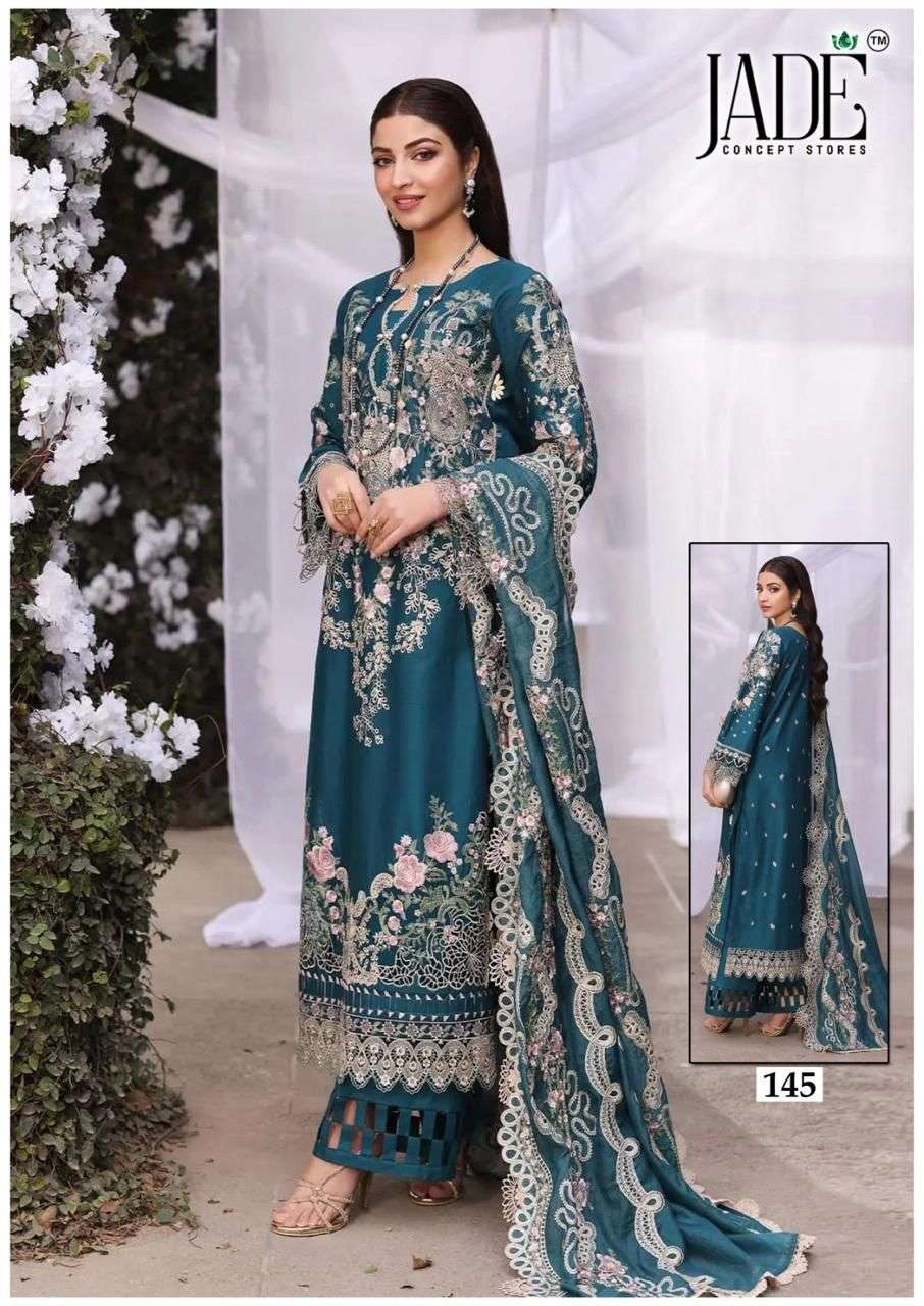 Chevron Vol 15 Exclusive Heavy Cotton Jade Karachi Readymade Suits Supplier
