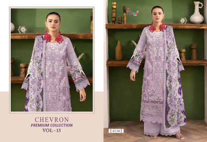Chevron Vol 15 Premium Collection Shree Fabs Cotton Pakistani Patch Work Suits Supplier Ahmedabad
