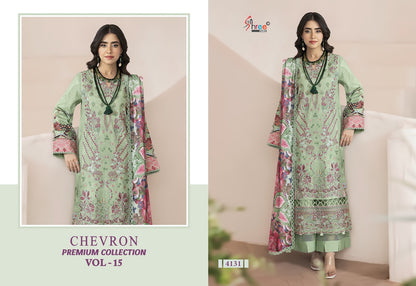 Chevron Vol 15 Premium Collection Shree Fabs Cotton Pakistani Patch Work Suits Supplier Ahmedabad