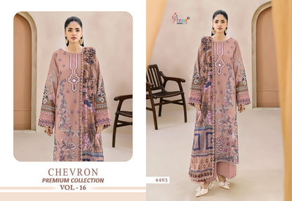 Chevron Vol 16 Premium Collection Shree Fabs Cotton Pakistani Patch Work Suits Wholesale Rate