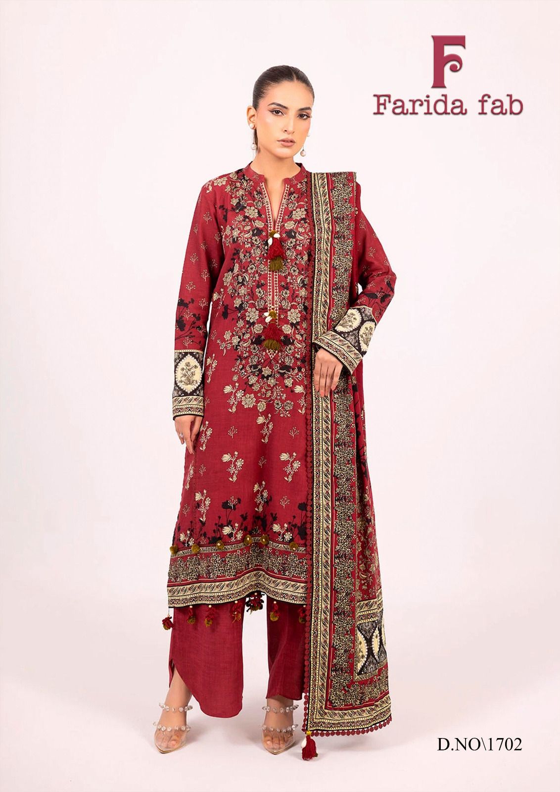 Chevron Vol 17 Farida Fab Mix Cotton Karachi Salwar Suits Manufacturer Gujarat
