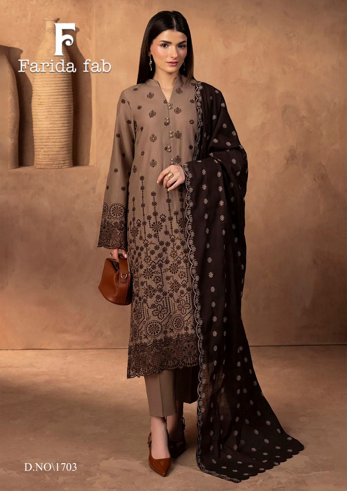 Chevron Vol 17 Farida Fab Mix Cotton Karachi Salwar Suits Manufacturer Gujarat