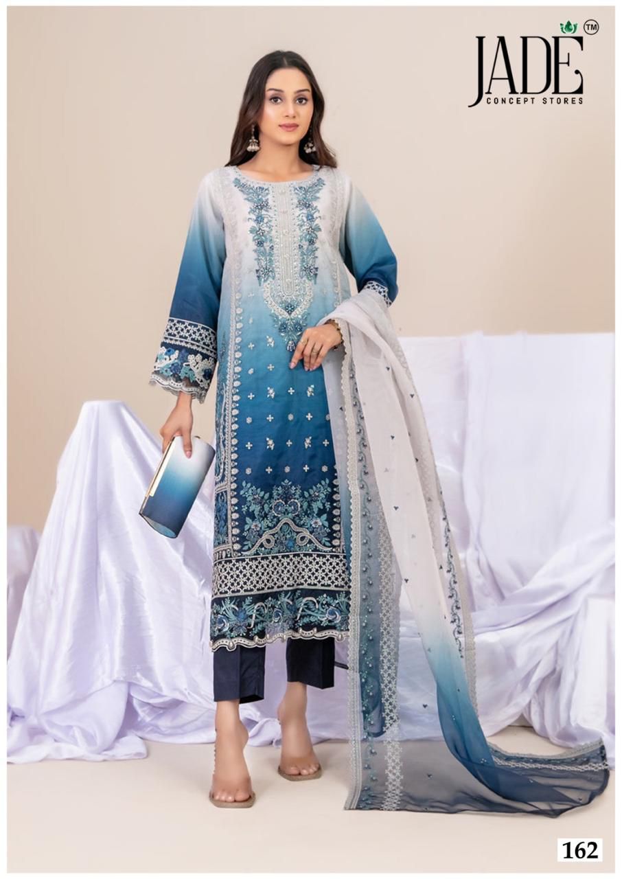 Chevron Vol 17 Jade Mix Cotton Karachi Salwar Suits Wholesale Rate