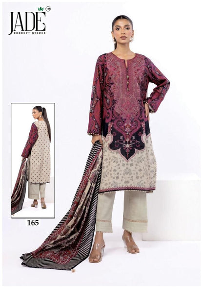 Chevron Vol 17 Jade Mix Cotton Karachi Salwar Suits Wholesale Rate