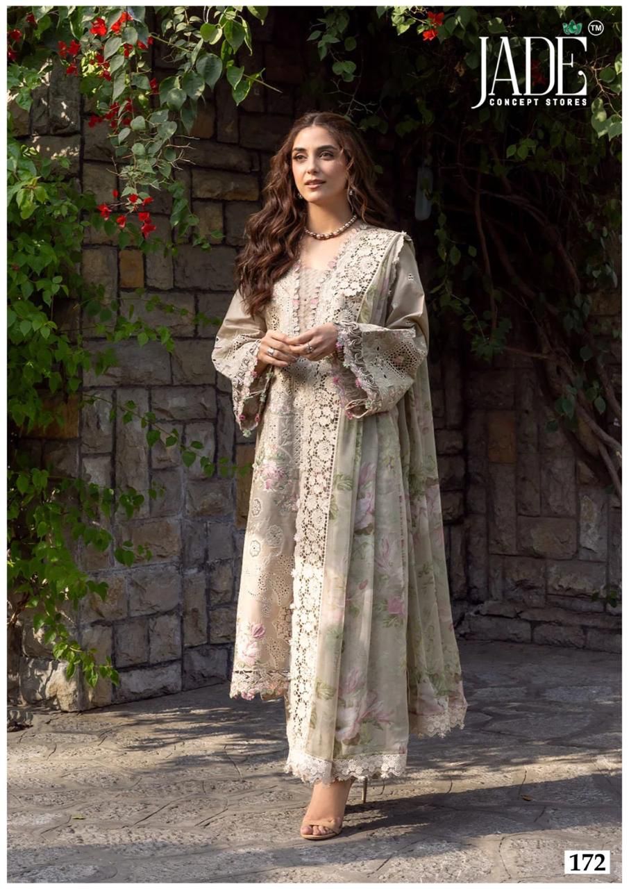 Chevron Vol 18 Jade Mix Cotton Karachi Salwar Suits Wholesaler India