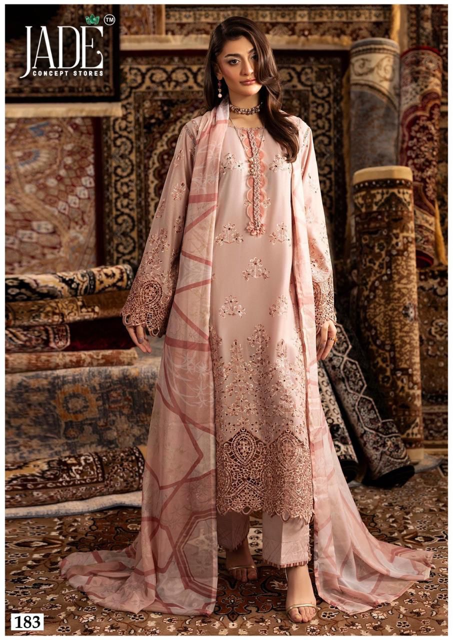 Chevron Vol 19 Jade Mix Cotton Karachi Salwar Suits Wholesale Price