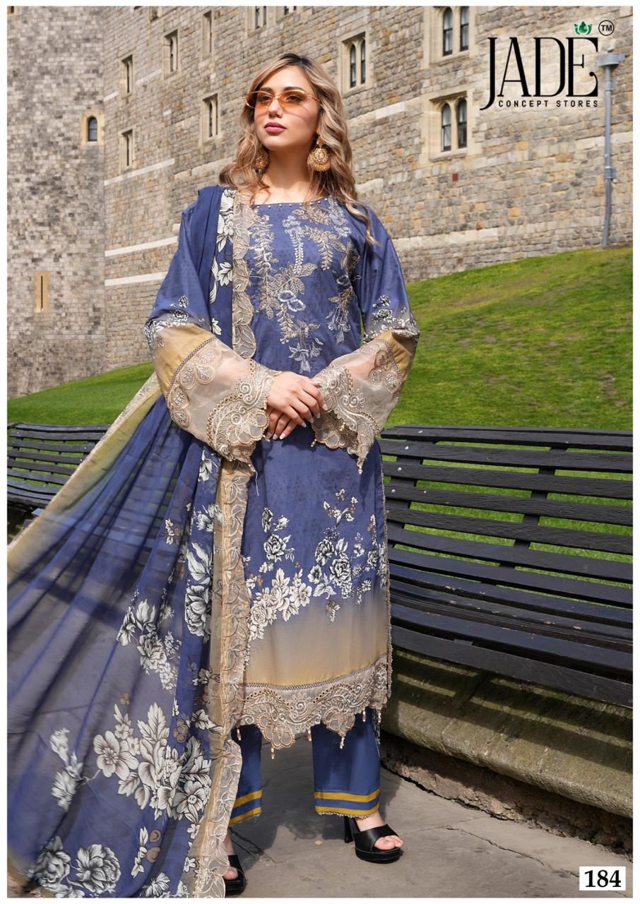 Chevron Vol 19 Jade Mix Cotton Karachi Salwar Suits Wholesale Price