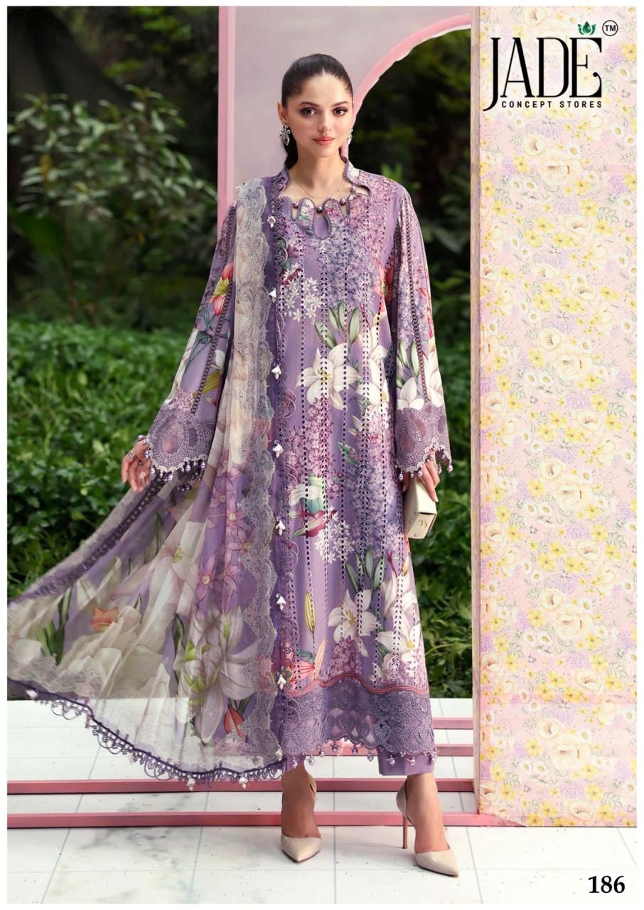 Chevron Vol 19 Jade Mix Cotton Karachi Salwar Suits Wholesale Price