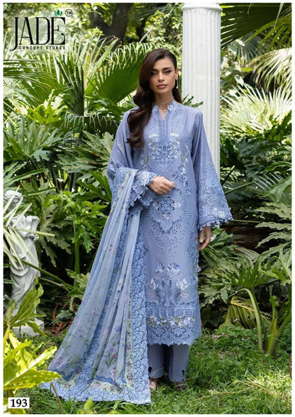 Chevron Vol 20 Jade Mix Cotton Karachi Salwar Suits Exporter Ahmedabad