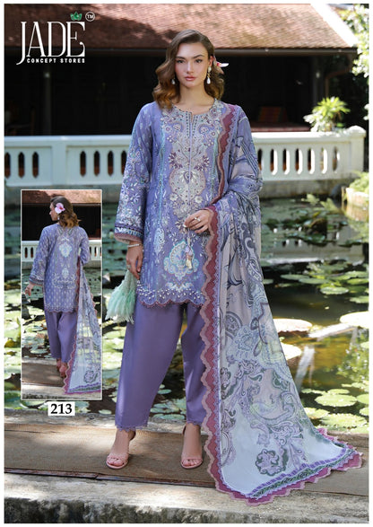 Chevron Vol 22 Jade Cotton Karachi Salwar Suits Wholesaler Ahmedabad