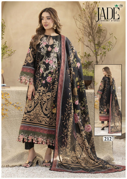 Chevron Vol 22 Jade Cotton Karachi Salwar Suits Wholesaler Ahmedabad