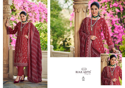 Chevron Vol 2 Riaz Art Cotton Karachi Salwar Suits Supplier
