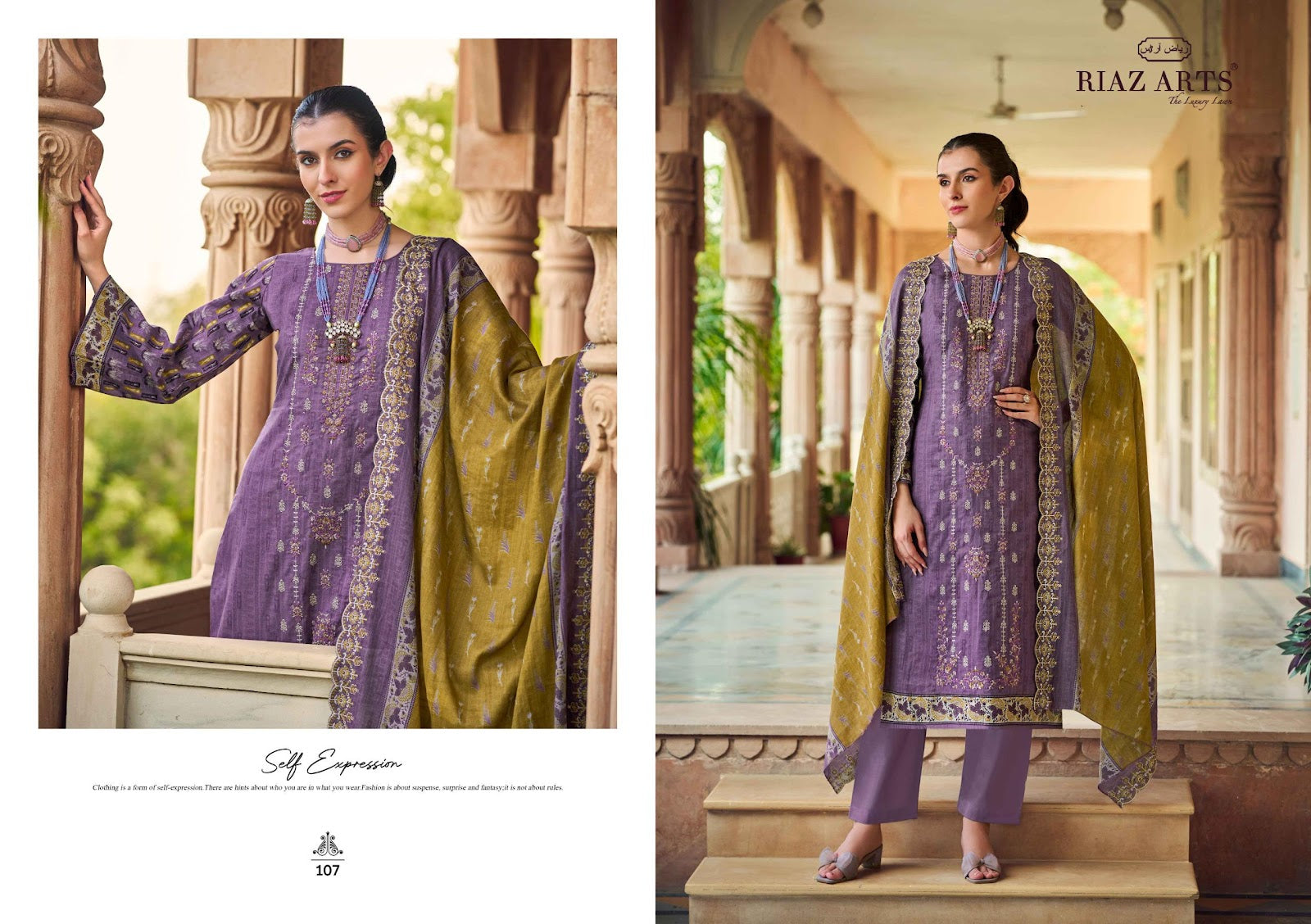 Chevron Vol 2 Riaz Art Cotton Karachi Salwar Suits Supplier