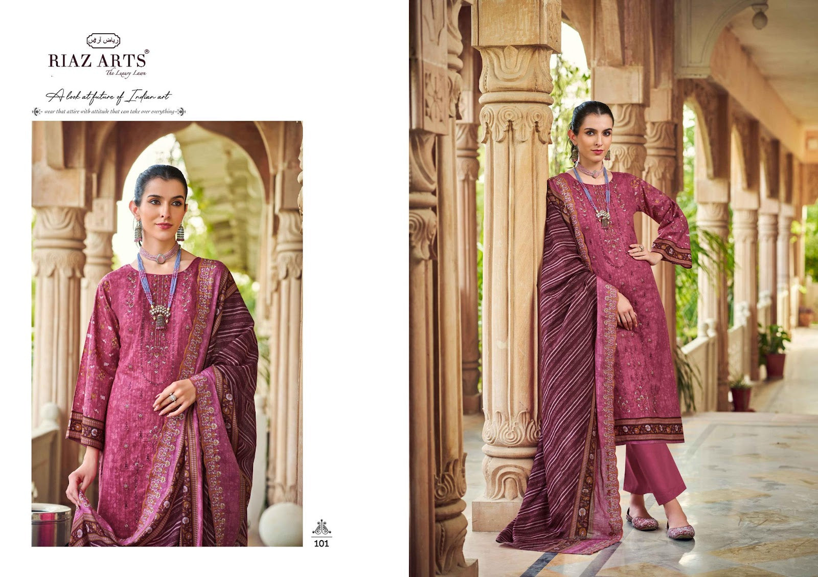 Chevron Vol 2 Riaz Art Cotton Karachi Salwar Suits Supplier