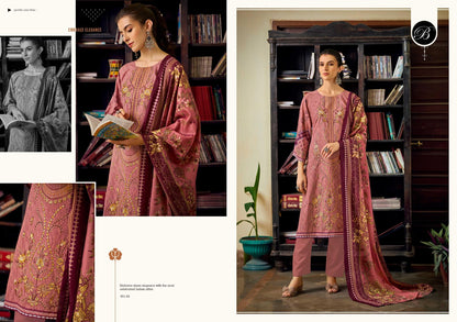 Chevron Vol 3 Belliza Designer Studio Cotton Karachi Salwar Suits Wholesale Price