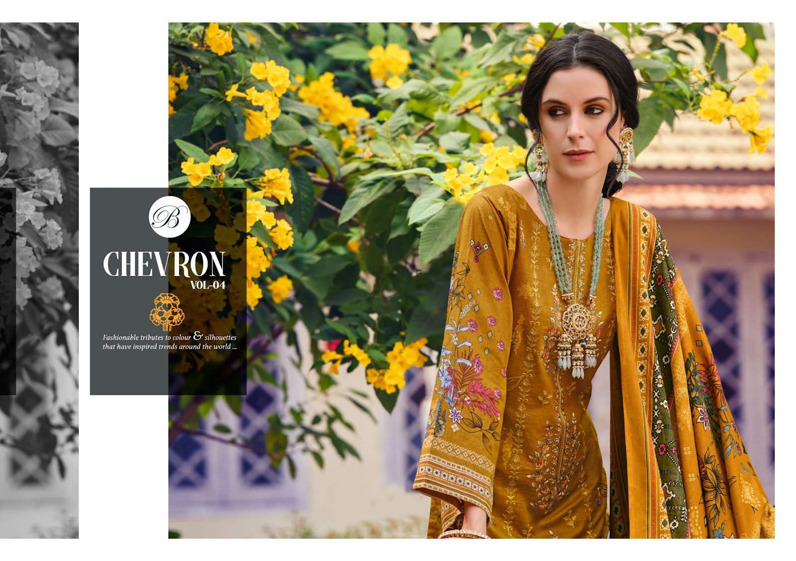 Chevron Vol 4 Belliza Designer Studio Cotton Karachi Salwar Suits Wholesale Price