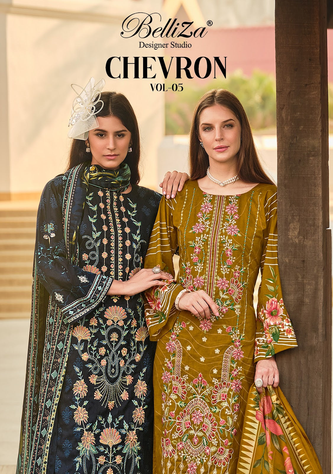 Chevron Vol 5 Belliza Designer Studio Cotton Karachi Salwar Suits Manufacturer