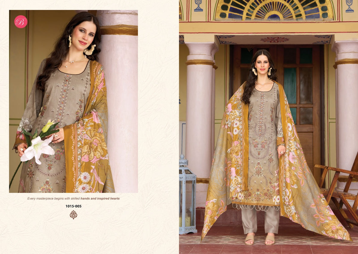 Chevron Vol 6 Belliza Designer Studio Cotton Karachi Salwar Suits Manufacturer Gujarat