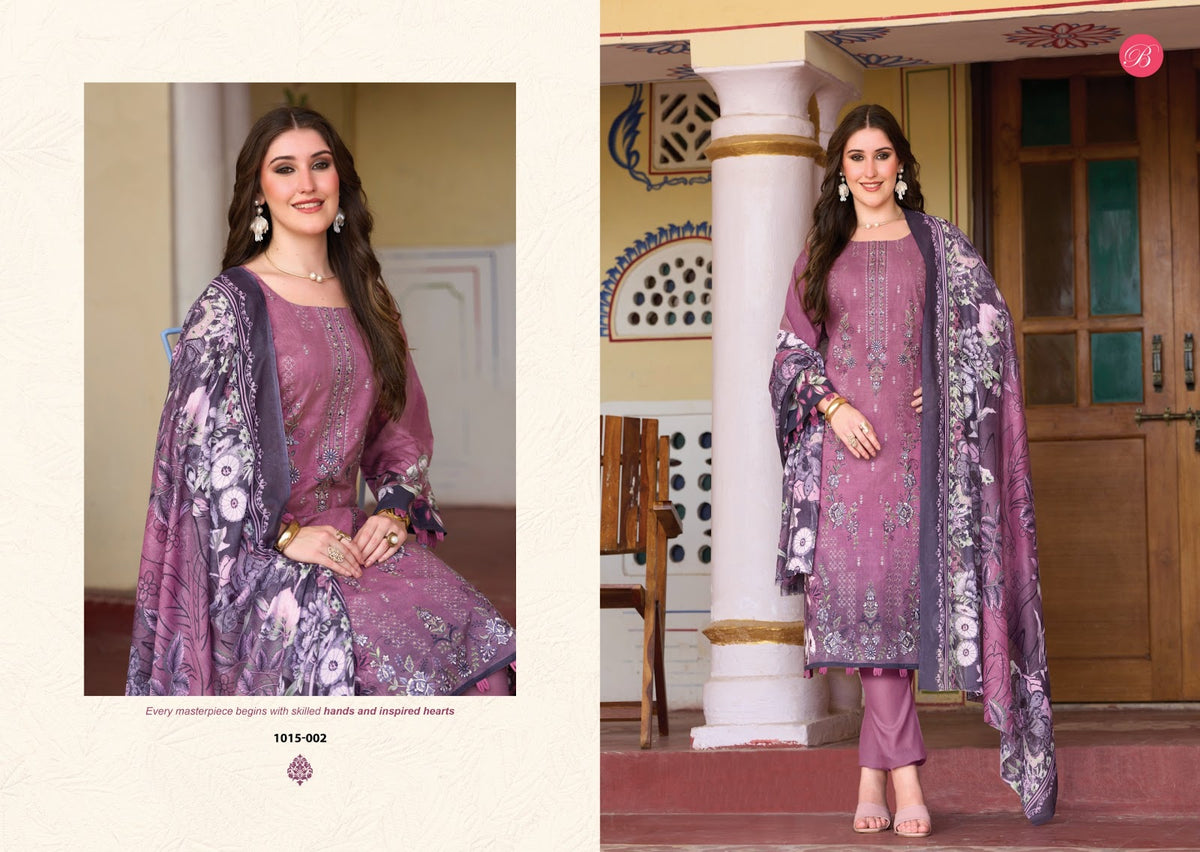 Chevron Vol 6 Belliza Designer Studio Cotton Karachi Salwar Suits Manufacturer Gujarat