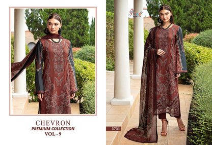 Chevron Vol 9 Premium Collection Shree Fabs Cotton Pakistani Patch Work Suits Supplier