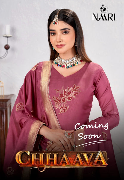 छावा नारी शुद्ध मलमल पैंट स्टाइल सूट निर्माता अहमदाबाद